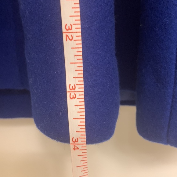 NWOT Wool Coat Royal Blue Preston and York XL - Picture 11 of 15